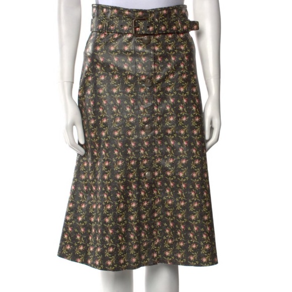 Philosophy di Lorenzo Serafini Floral Print Belted A-Line Skirt - Picture 3 of 4